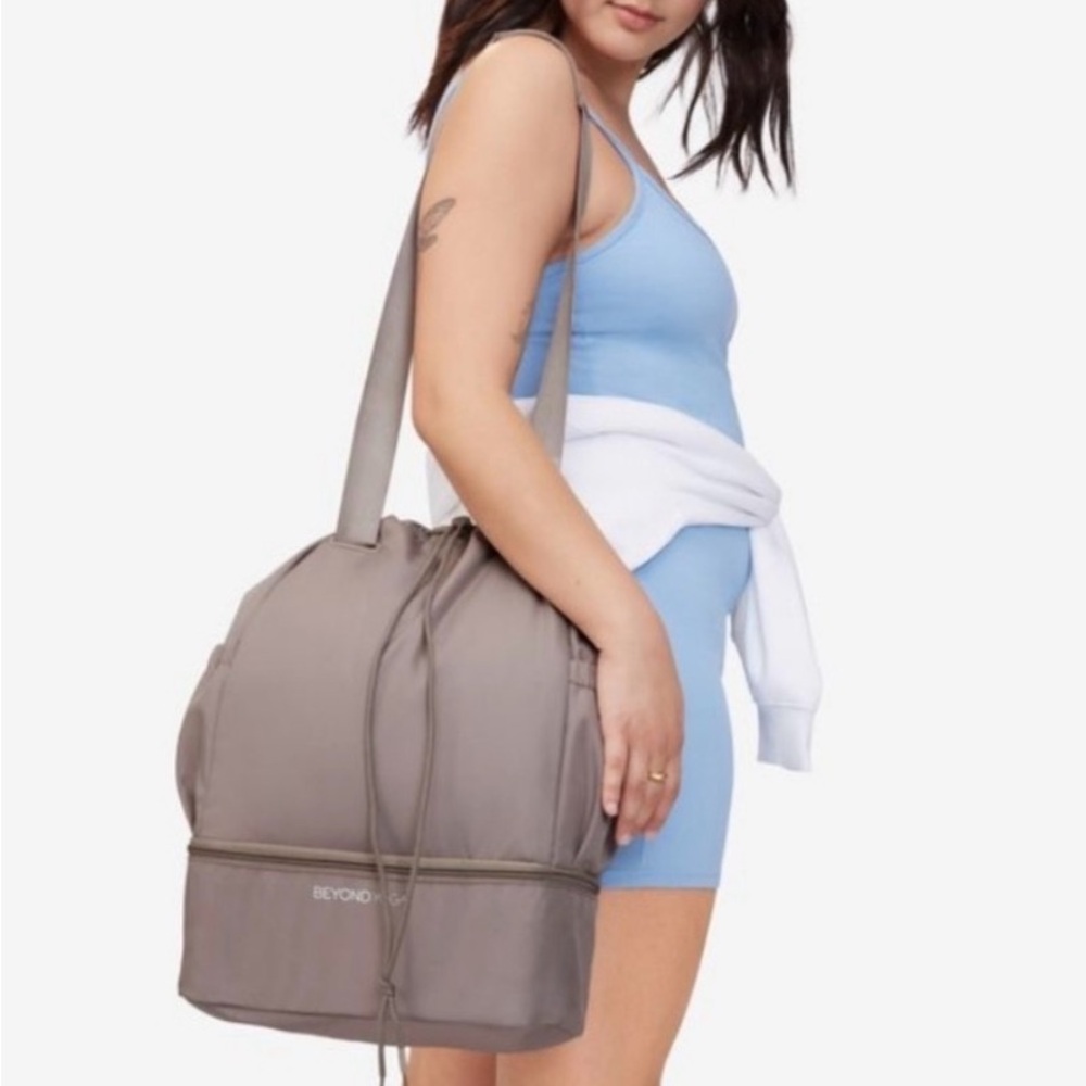 Beyond Yoga Taupe Women's Tote Bag